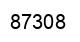 Number 87308 black image