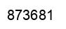Número 873681 imagen negro