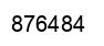 Number 876484 black image
