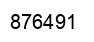 Number 876491 black image