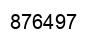Number 876497 black image