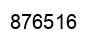 Number 876516 black image