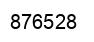 Number 876528 black image