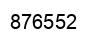 Number 876552 black image