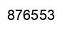 Number 876553 black image