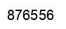 Number 876556 black image