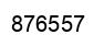 Number 876557 black image