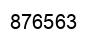 Number 876563 black image