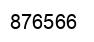 Number 876566 black image