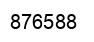 Number 876588 black image