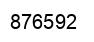Number 876592 black image
