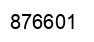 Number 876601 black image