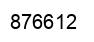Number 876612 black image