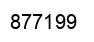 Number 877199 black image