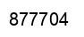 Número 877704 imagen negro