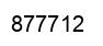 Número 877712 imagen negro
