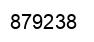 Number 879238 black image