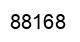 Número 88168 imagen negro
