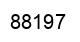 Number 88197 black image