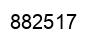 Number 882517 black image