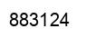 Number 883124 black image