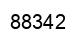 Número 88342 imagen negro