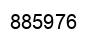 Number 885976 black image