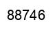Número 88746 imagen negro