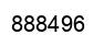 Number 888496 black image