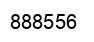 Number 888556 black image