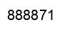 Number 888871 black image
