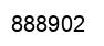 Number 888902 black image