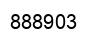 Number 888903 black image