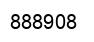 Number 888908 black image