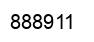 Number 888911 black image