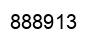 Number 888913 black image
