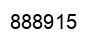 Number 888915 black image