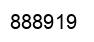 Number 888919 black image