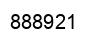 Number 888921 black image