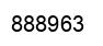Number 888963 black image