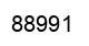 Number 88991 black image