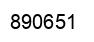 Number 890651 black image