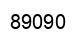 Number 89090 black image
