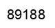 Number 89188 black image