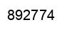 Número 892774 imagen negro