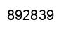 Número 892839 imagen negro