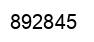 Número 892845 imagen negro
