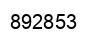 Number 892853 black image
