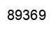 Número 89369 imagen negro
