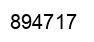 Number 894717 black image